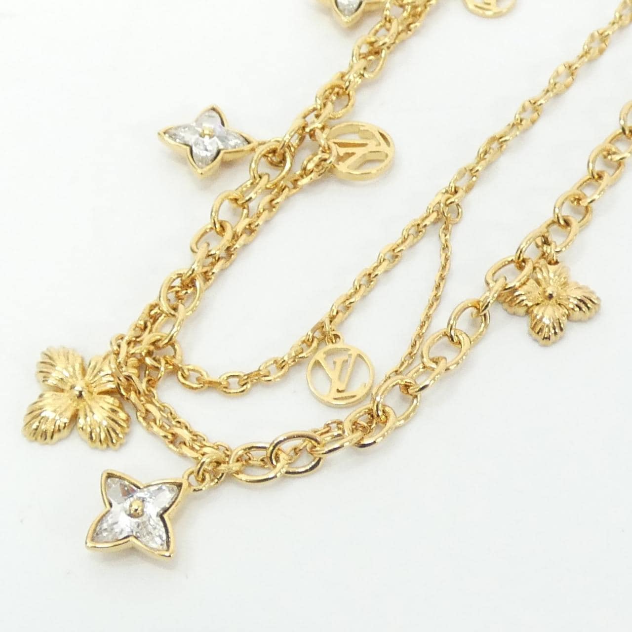 ルイヴィトン コリエ ブルーミング ストラス M68374 ネックレス