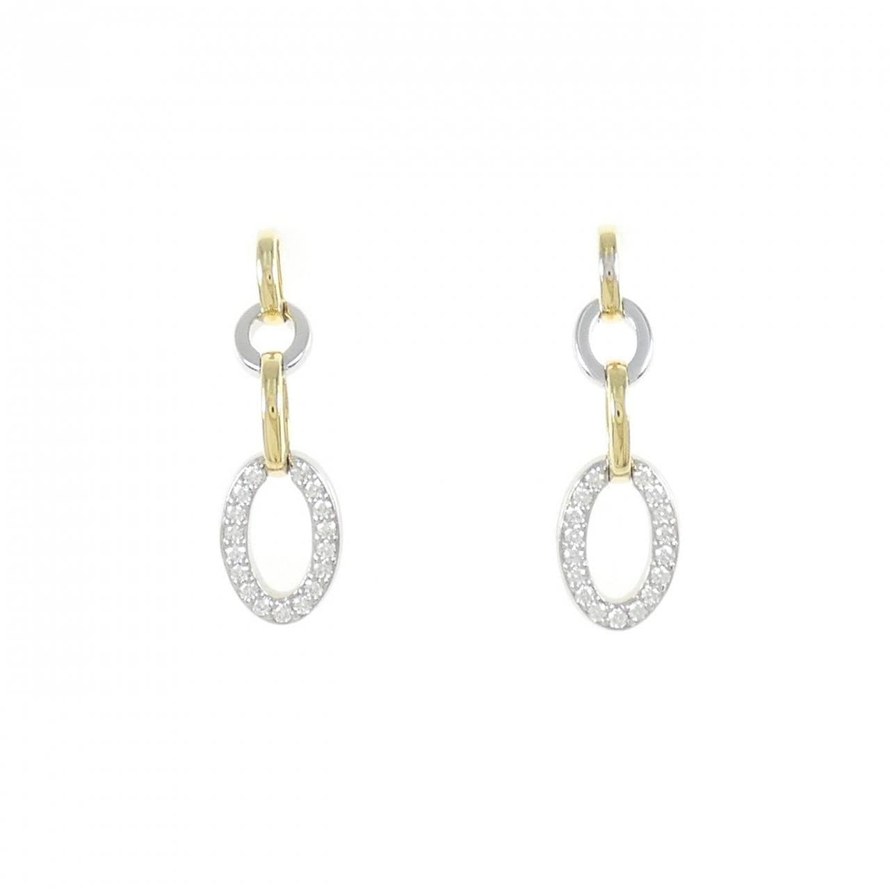 K18YG/K18WG Diamond Earrings 0.24CT