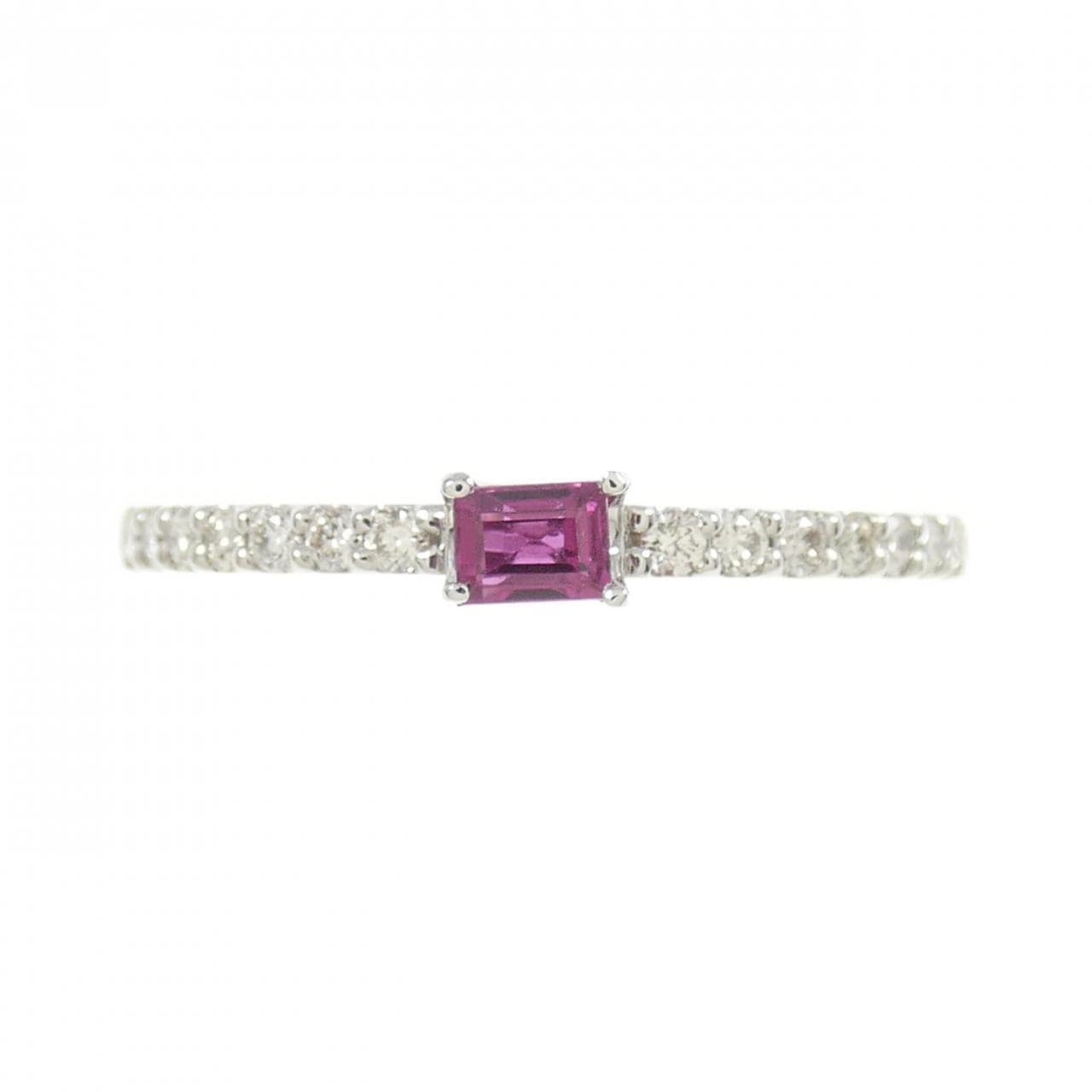 [新品] PT 红宝石戒指 0.15CT