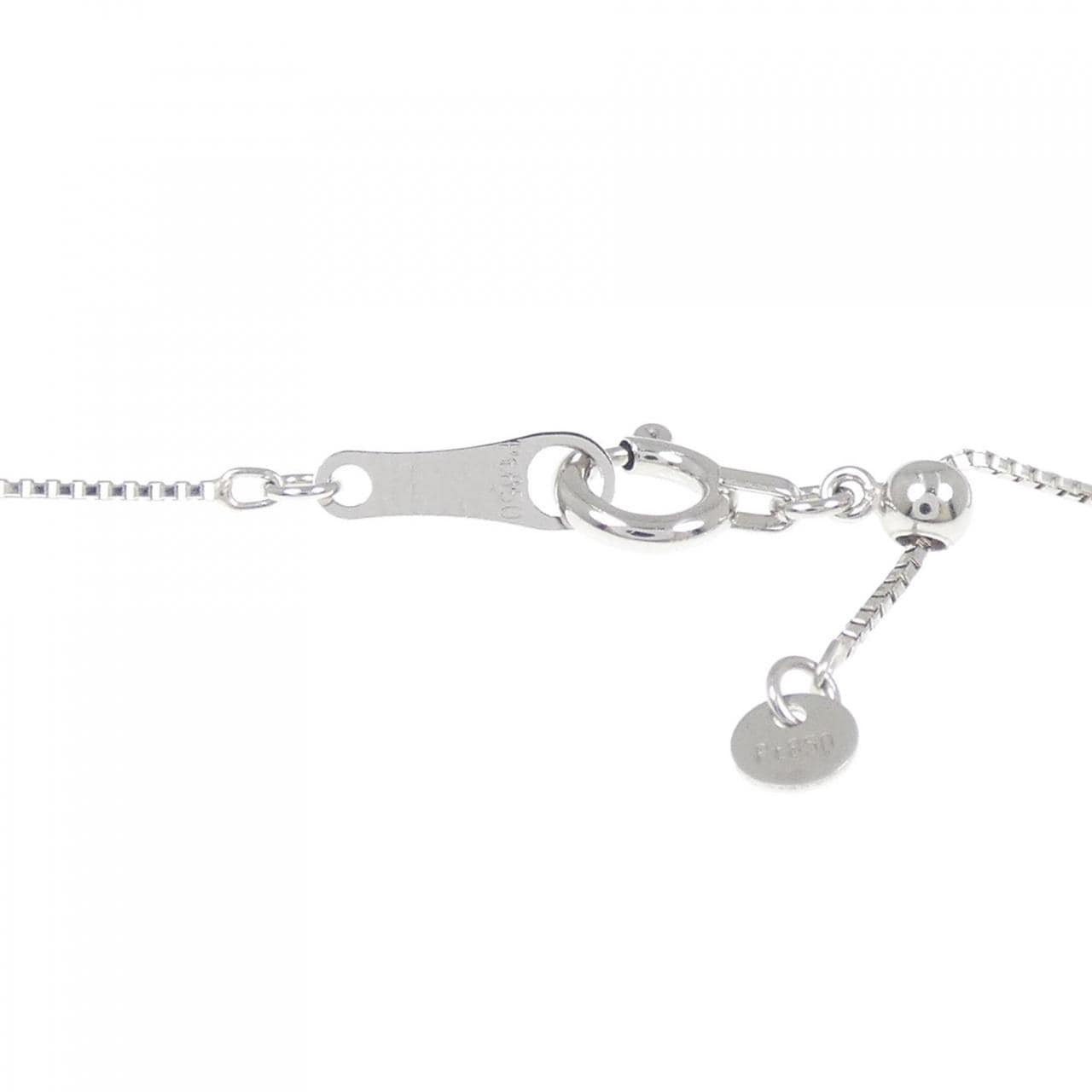 PT900/PT850 エメラルド ネックレス 0.79CT
