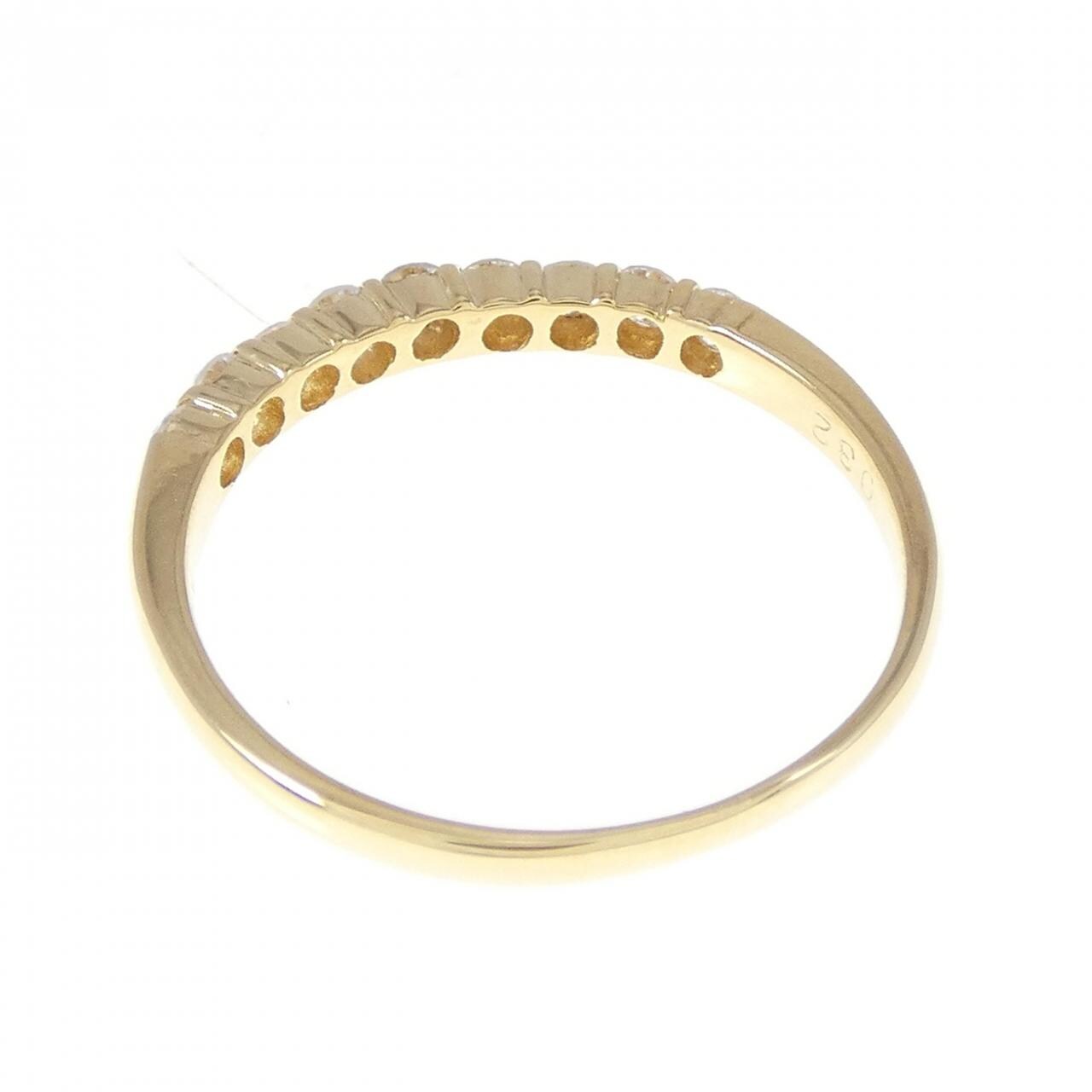 K18YG ダイヤモンド リング 0.32CT