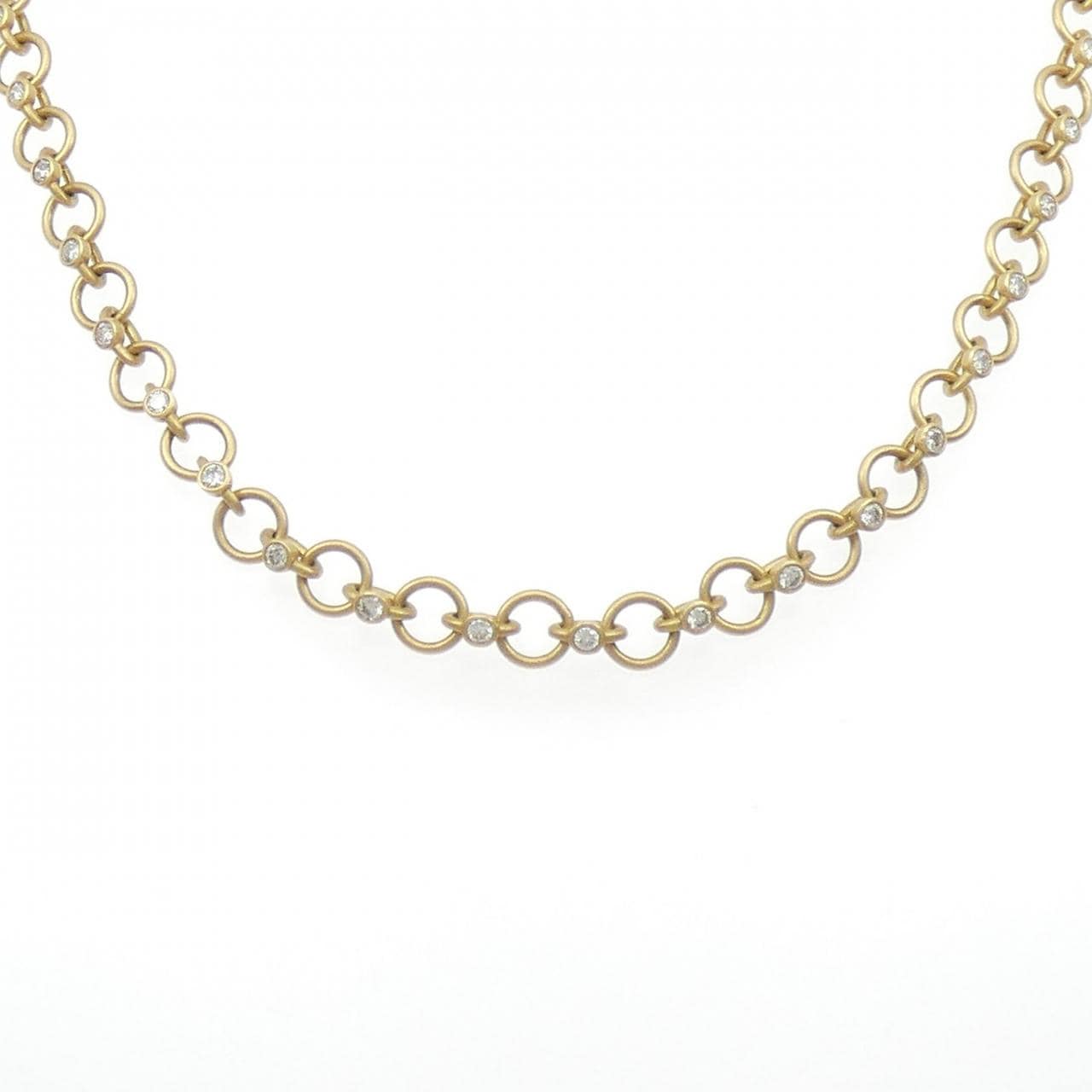 シハラ リンク ダイヤモンド ネックレス 1.63CT