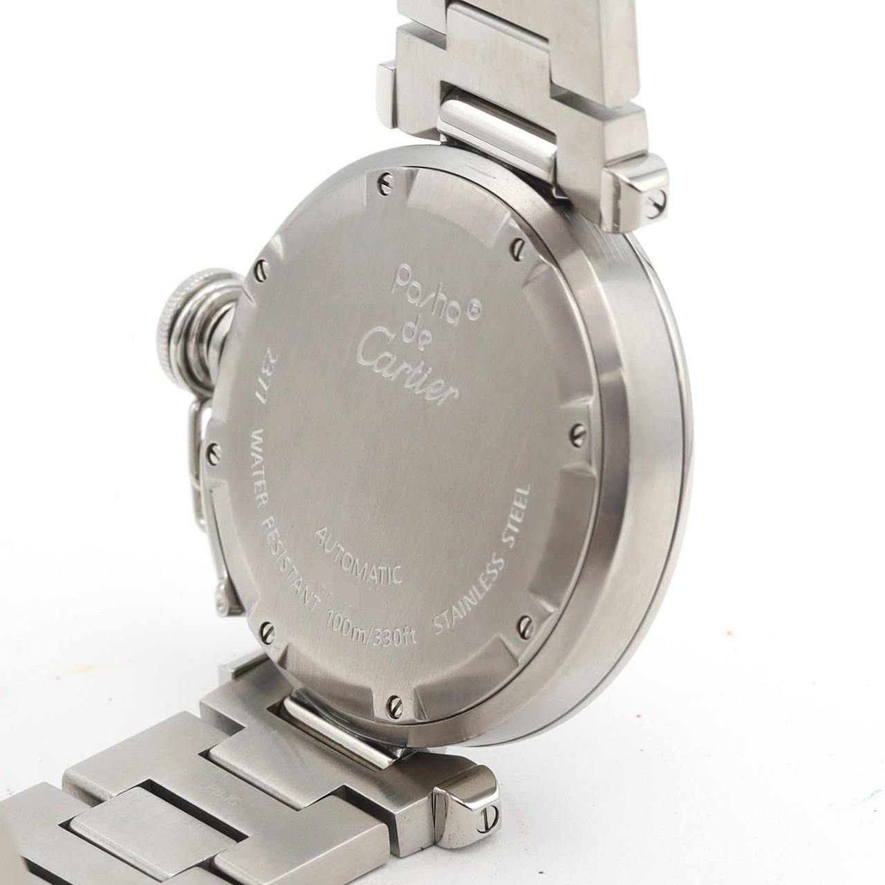 カルティエ パシャC GMT W31029M7 SS 自動巻