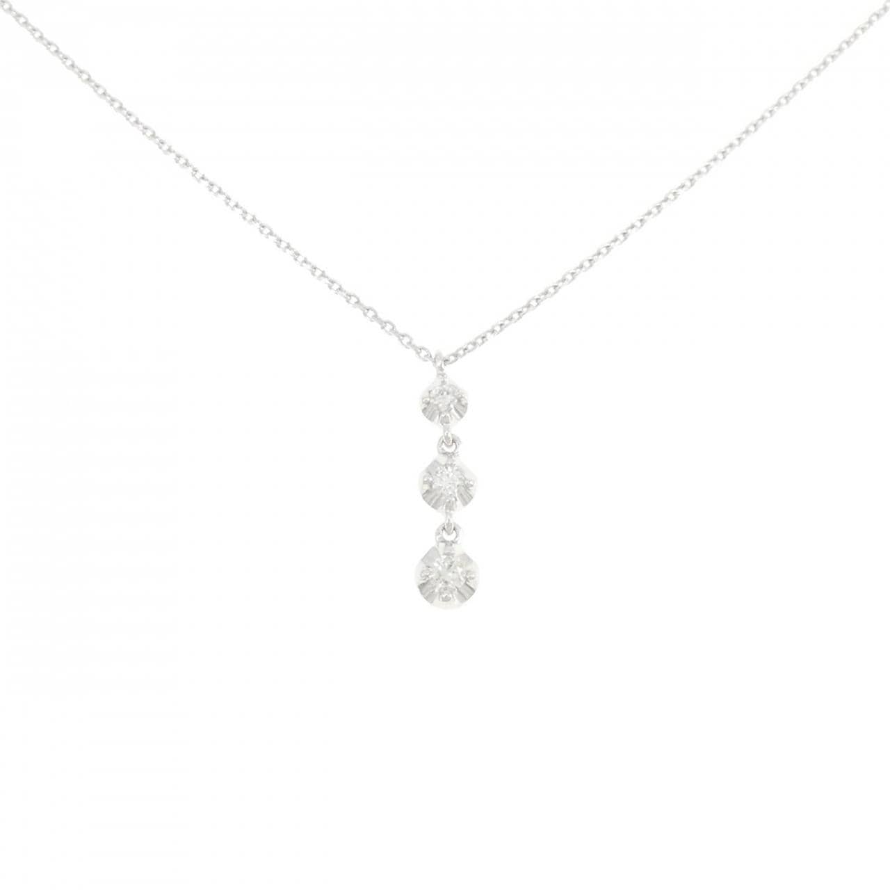 ヴァンドーム ダイヤモンド ネックレス 0.12CT