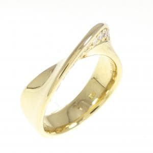 K18YG ダイヤモンド リング 0.18CT