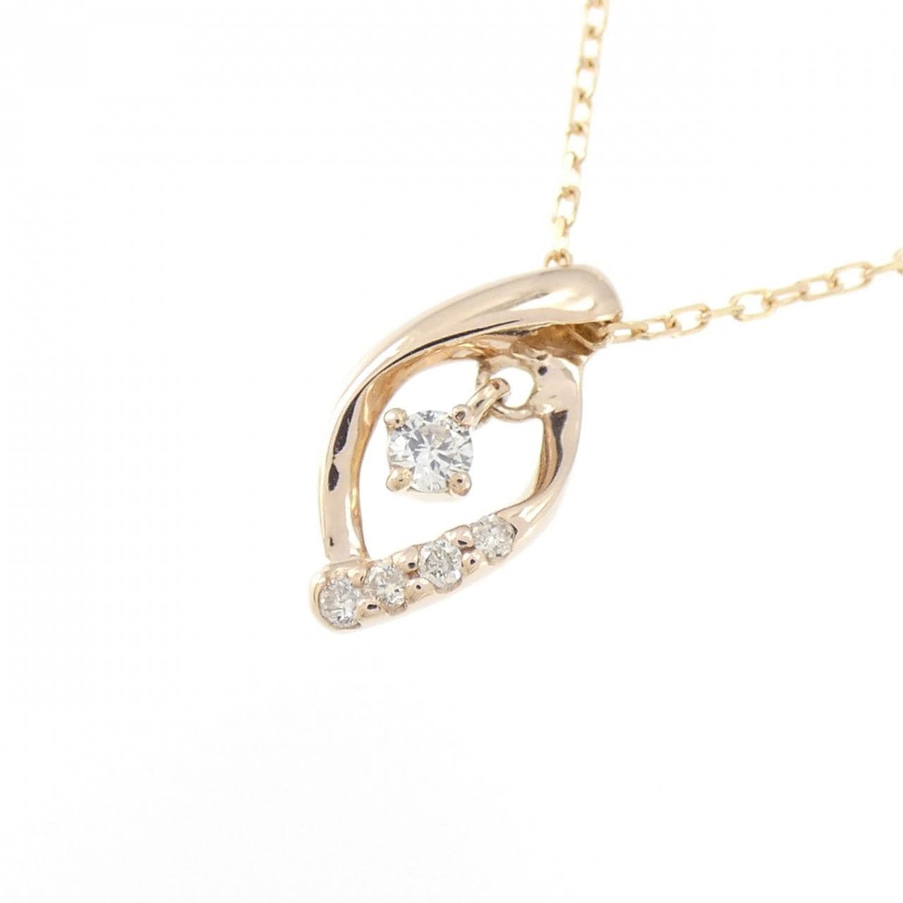 クミキョク ダイヤモンド ネックレス 0.05CT