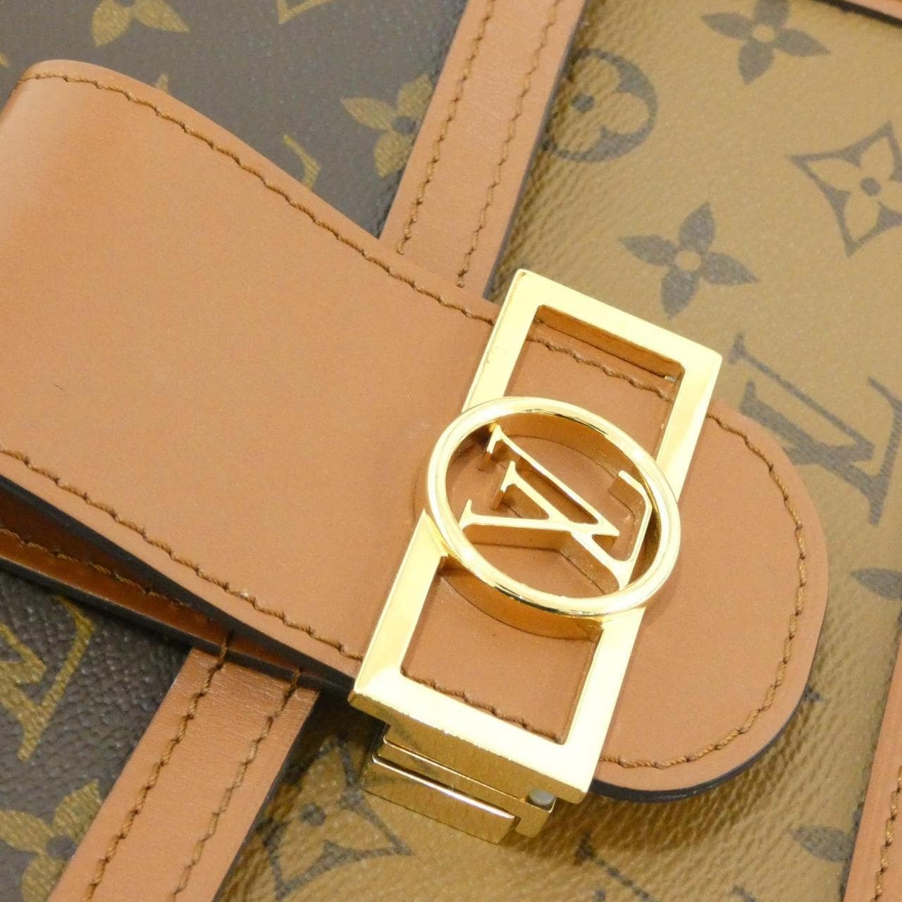 ルイヴィトン モノグラム リバース ドーフィーヌ MM M45958 ショルダーバッグ