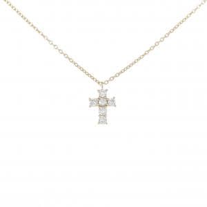 VENDOME cross Diamond necklace 0.18CT