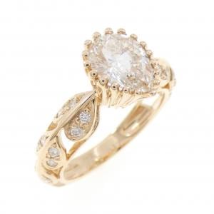 K18PG ダイヤモンド リング 1.050CT