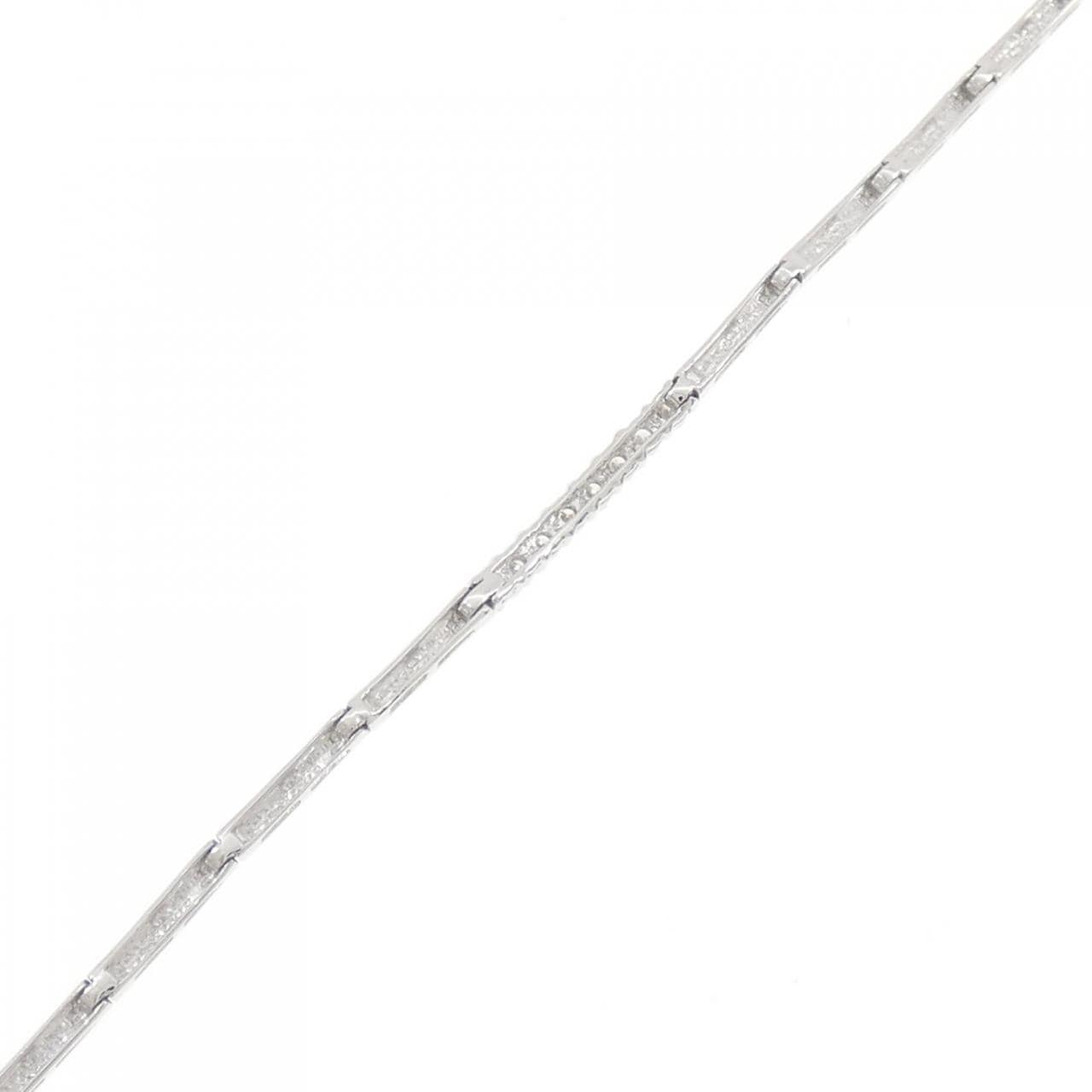 K18WG ダイヤモンド ブレスレット 0.20CT