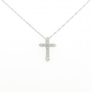 PT900/PT850 クロス ダイヤモンド ネックレス 0.50CT