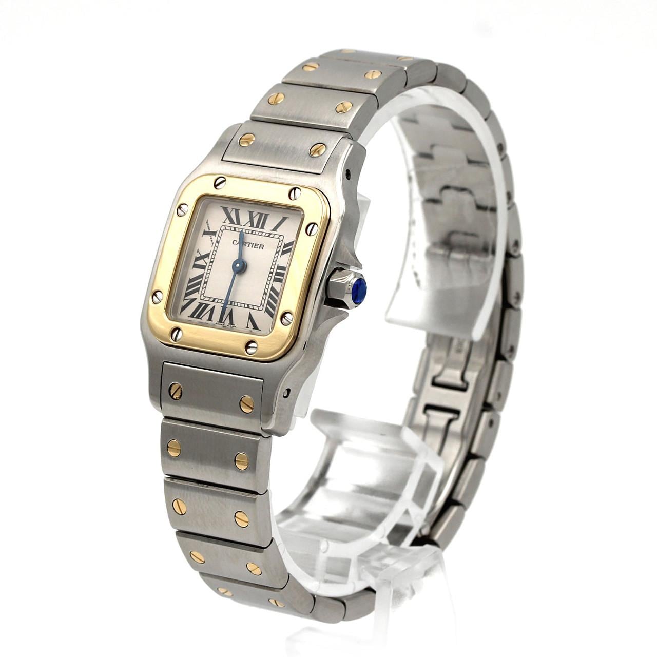 カルティエ サントスガルベSM コンビ W20012C4 SSxYG クォーツ