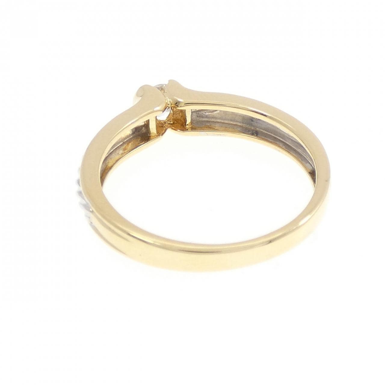 K18YG/K18WG ダイヤモンド リング 0.15CT