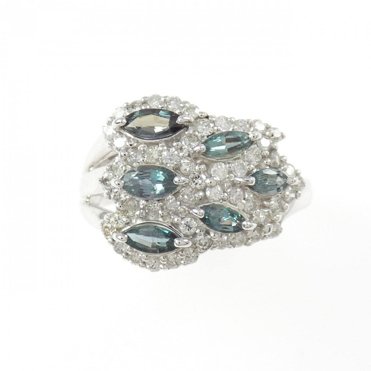 K18WG アレキサンドライト リング 0.71CT