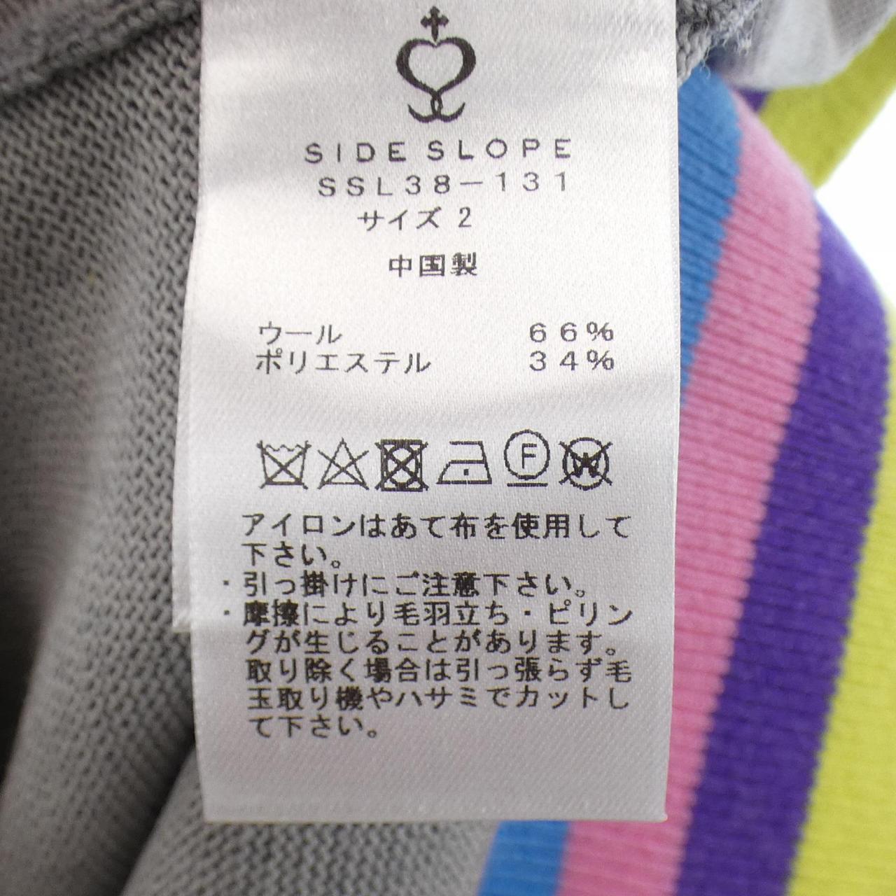 サイドスロープ SIDE SLOPE ニット