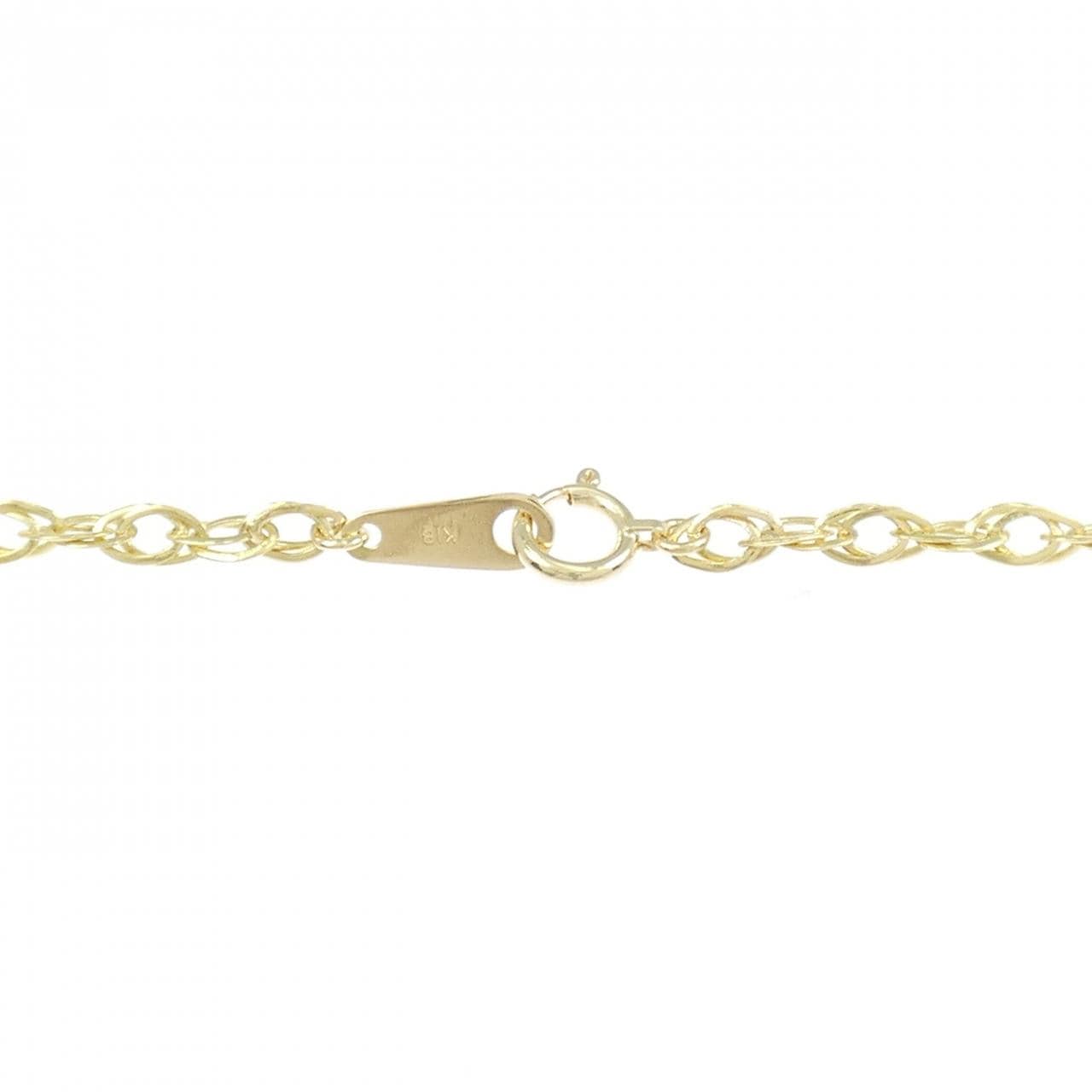 K18YG chain necklace