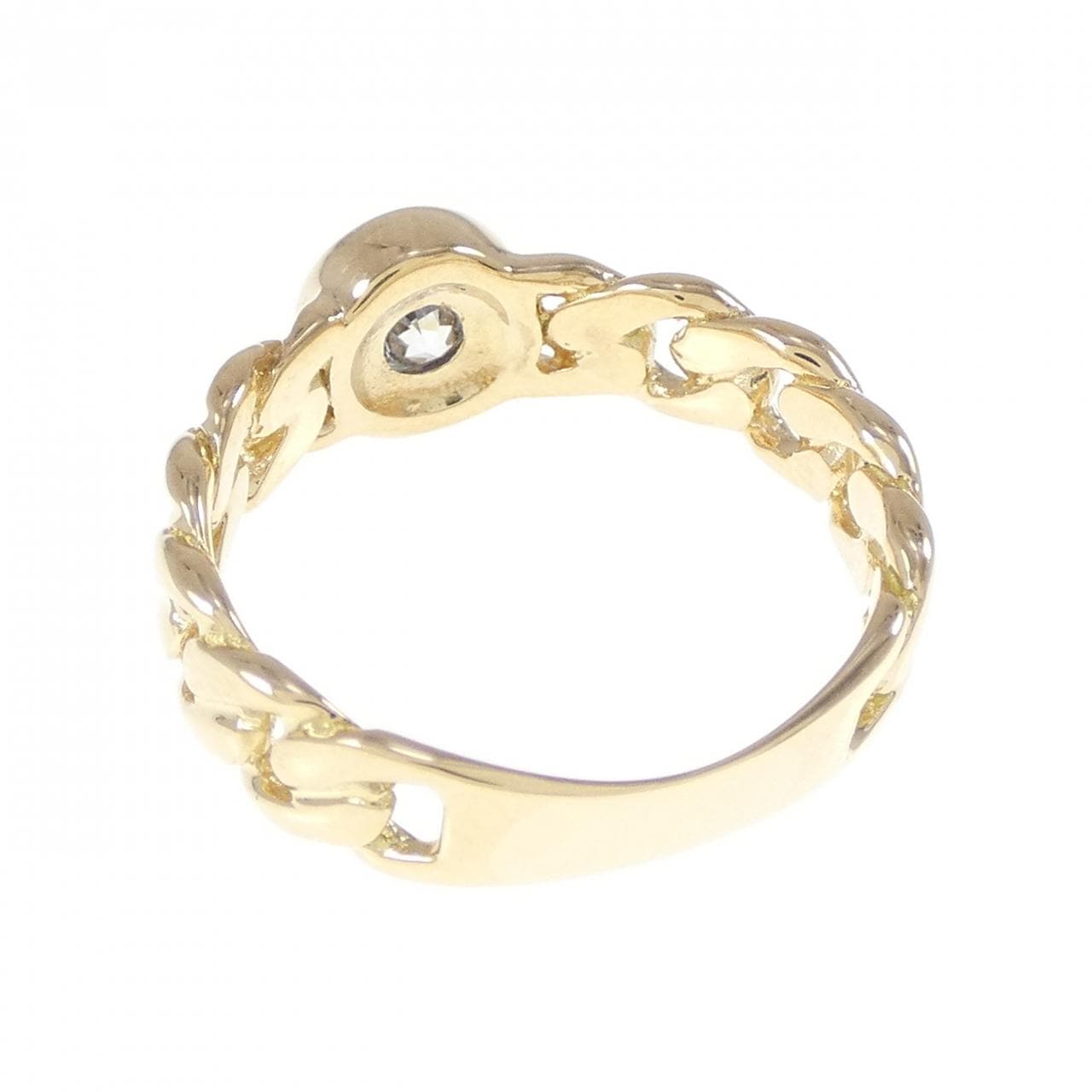 K18YG ダイヤモンド リング 0.42CT