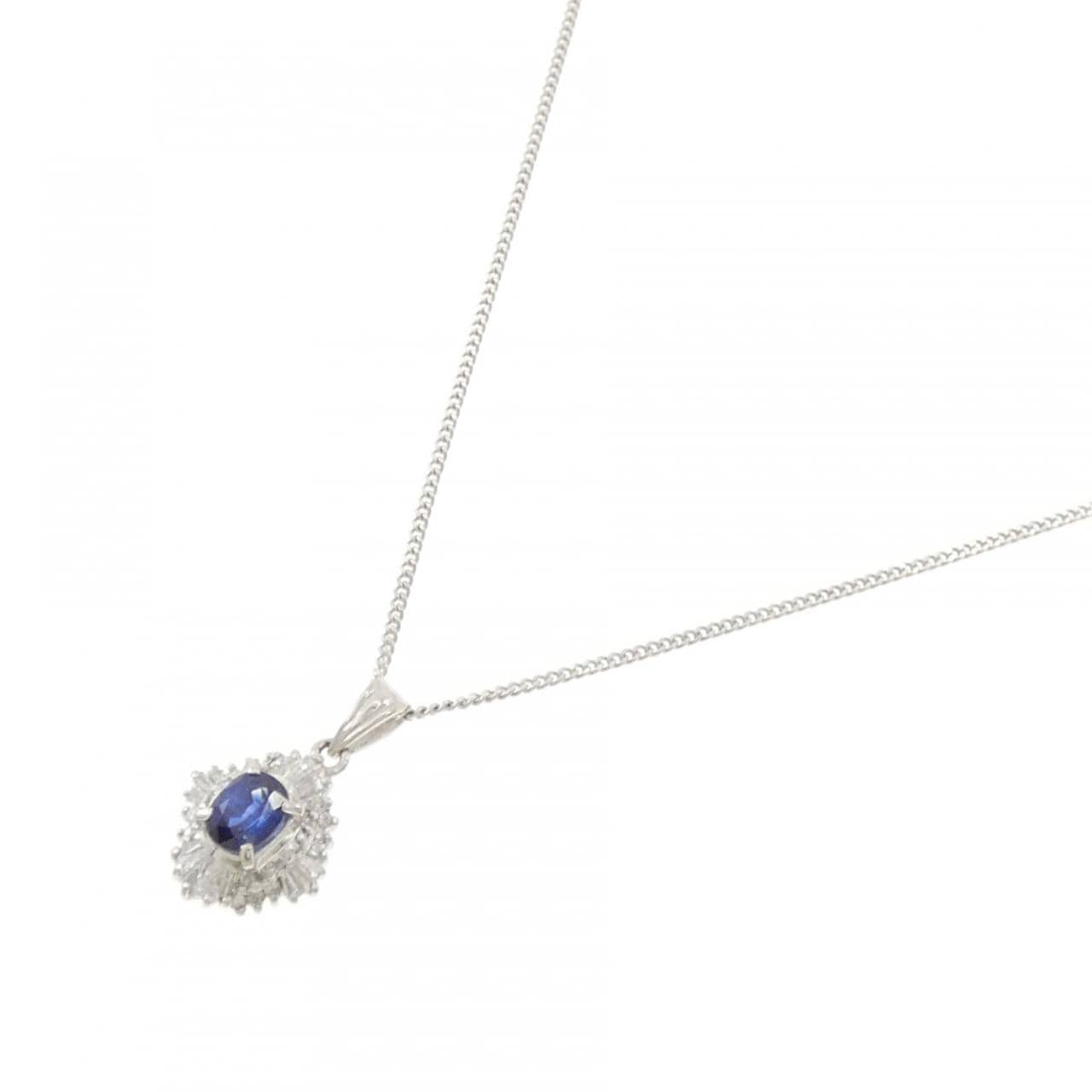 PT900/PT850 サファイヤ ネックレス 0.72CT