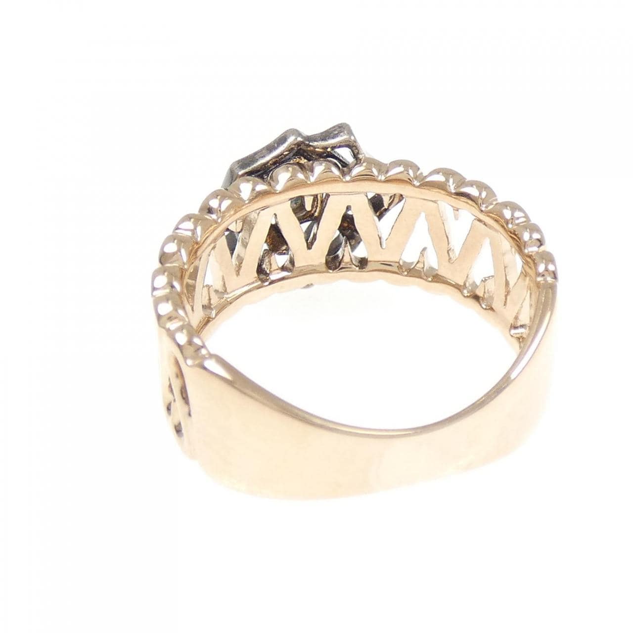 K18PG/K18BG ダイヤモンド リング 0.034CT