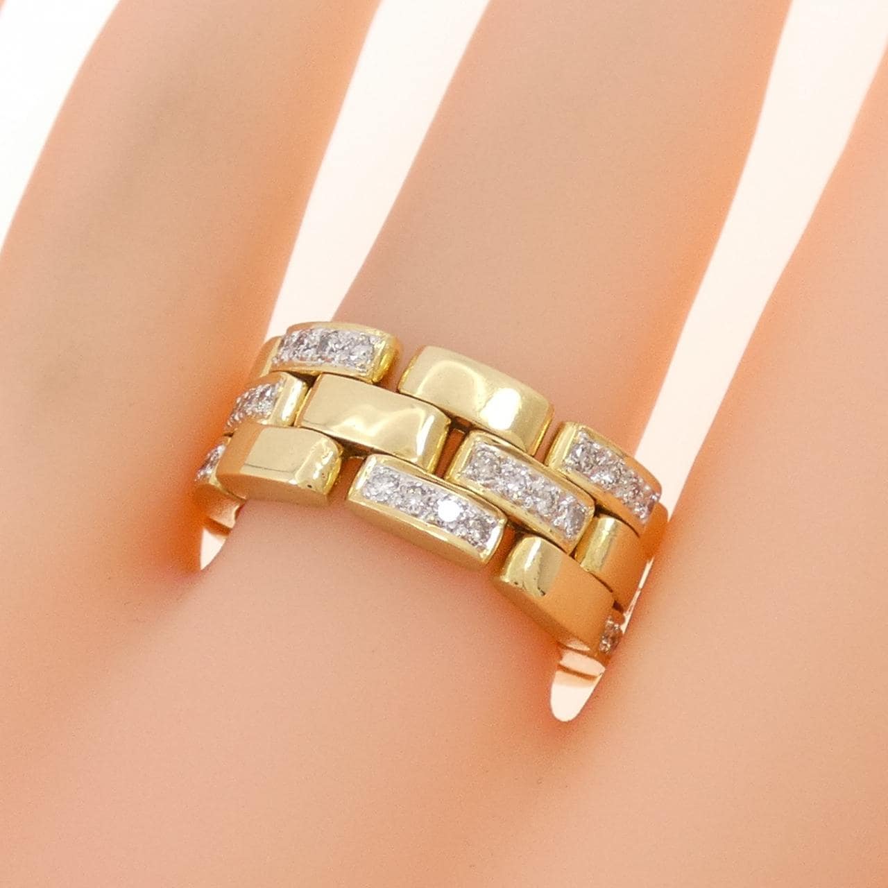 K18YG/K18WG Diamond ring 0.45CT