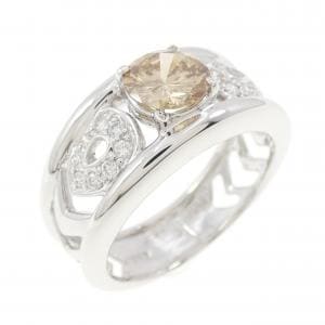 K18WG ダイヤモンド リング 0.81CT