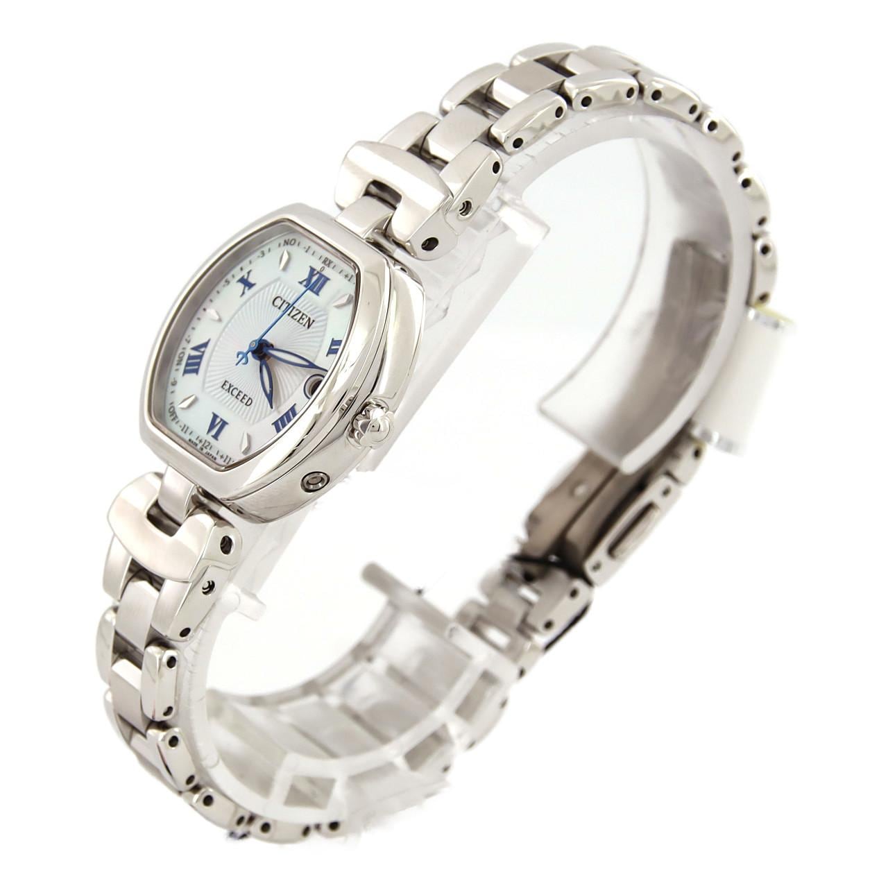[新品] CITIZEN Exceed 電波手錶 H060-T026222/ES9450-57A TI 太陽能石英