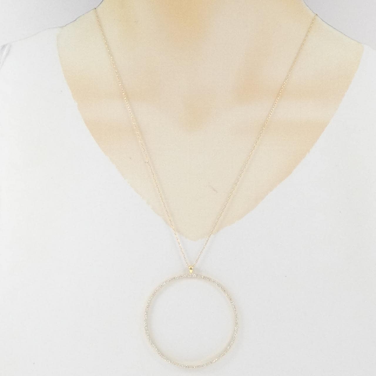 K18YG ダイヤモンド ネックレス 1.00CT