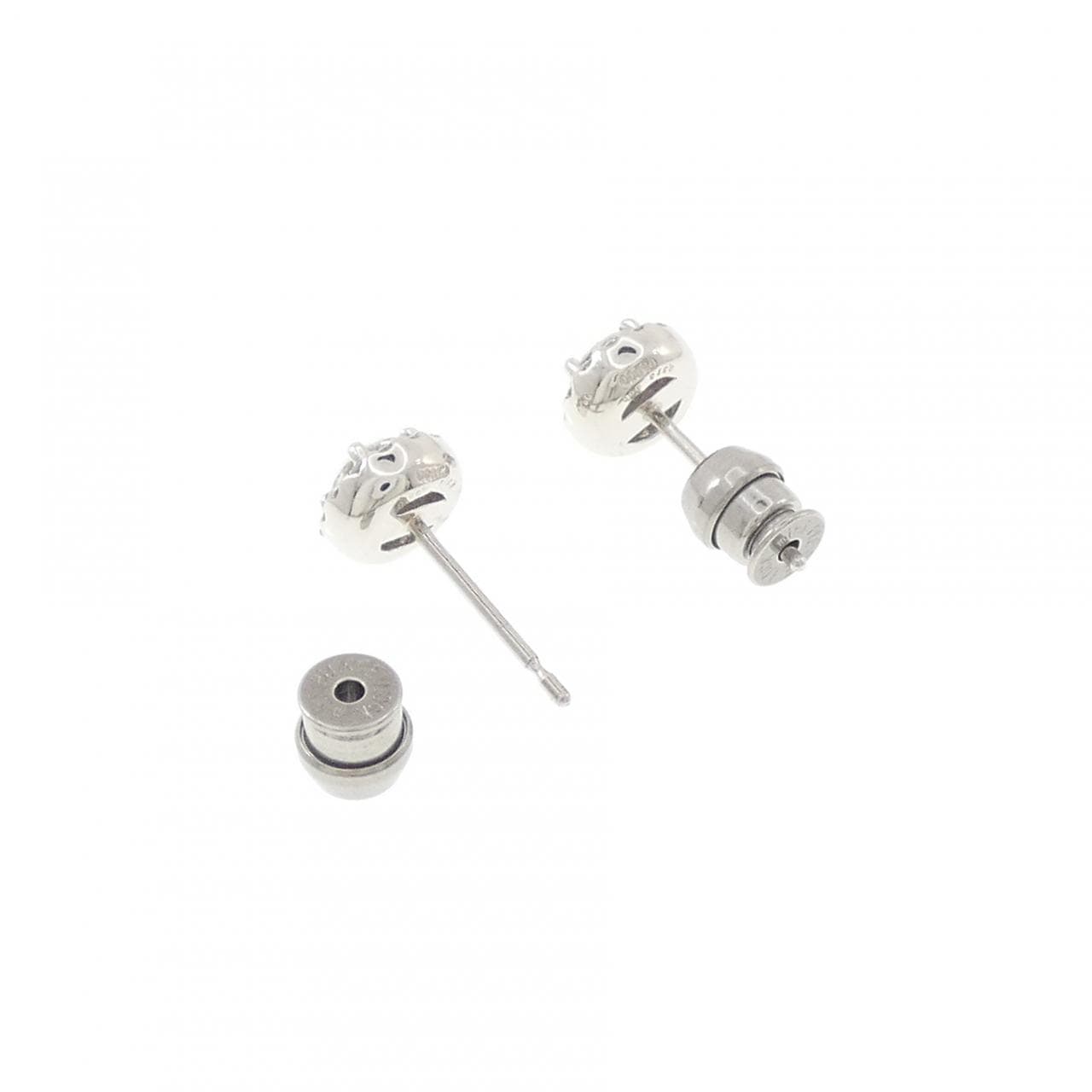【リメイク】PT900/ST ダイヤモンド ピアス 0.312CT 0.313CT G SI1 VG-G