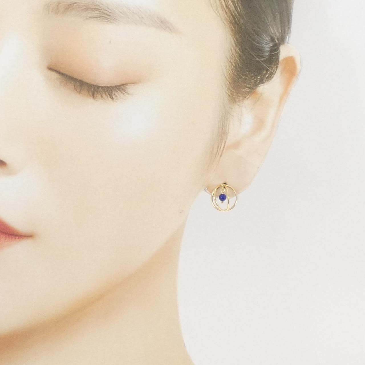 K18YG ラピスラズリ ピアス