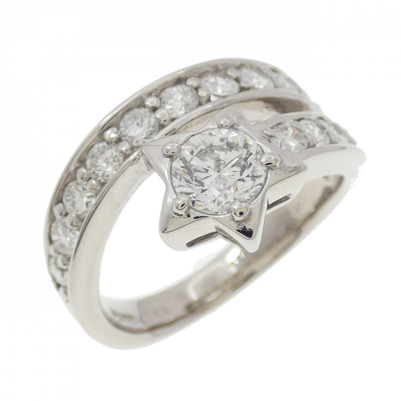 PT900 スター ダイヤモンド リング 0.53CT