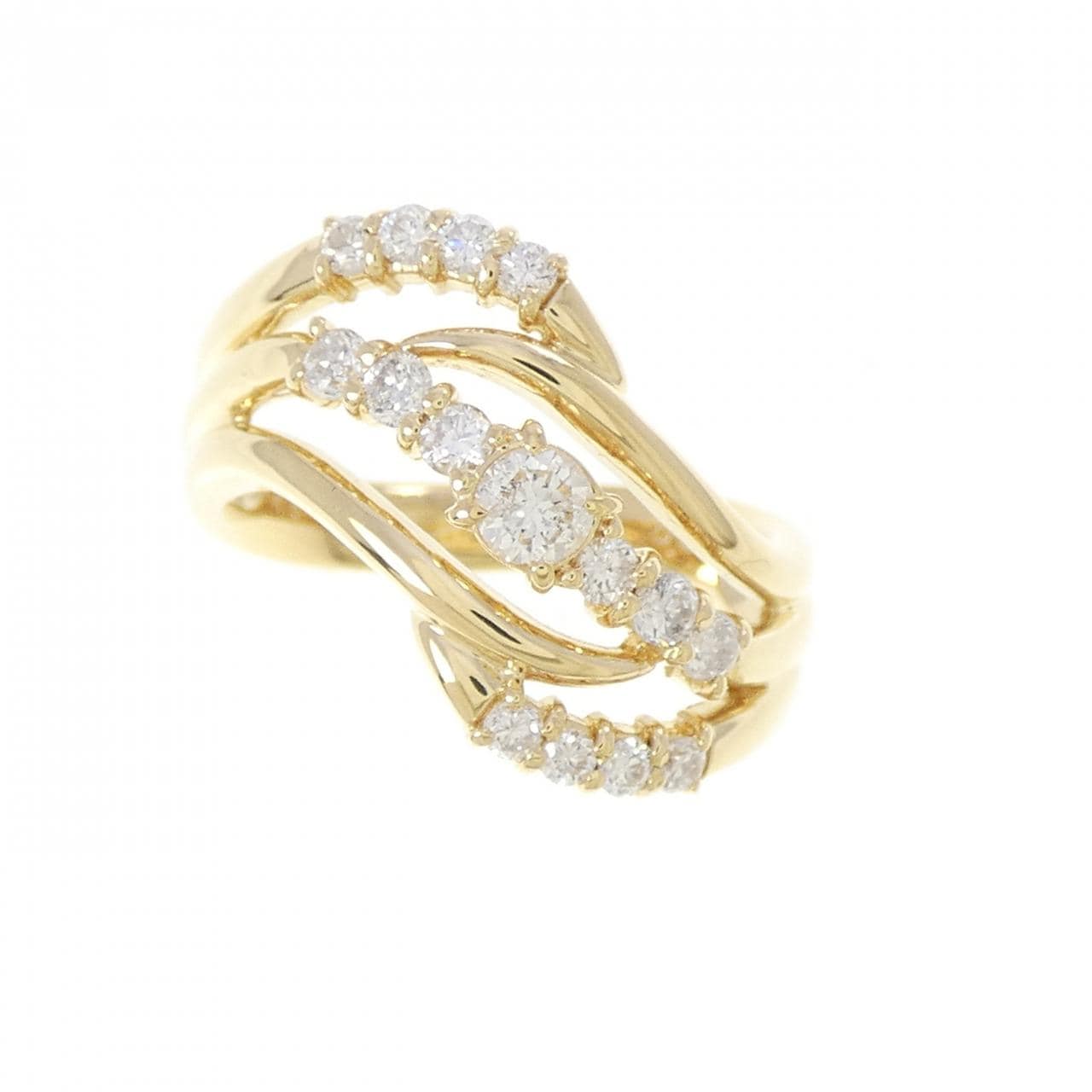 K18YG ダイヤモンド リング 0.51CT