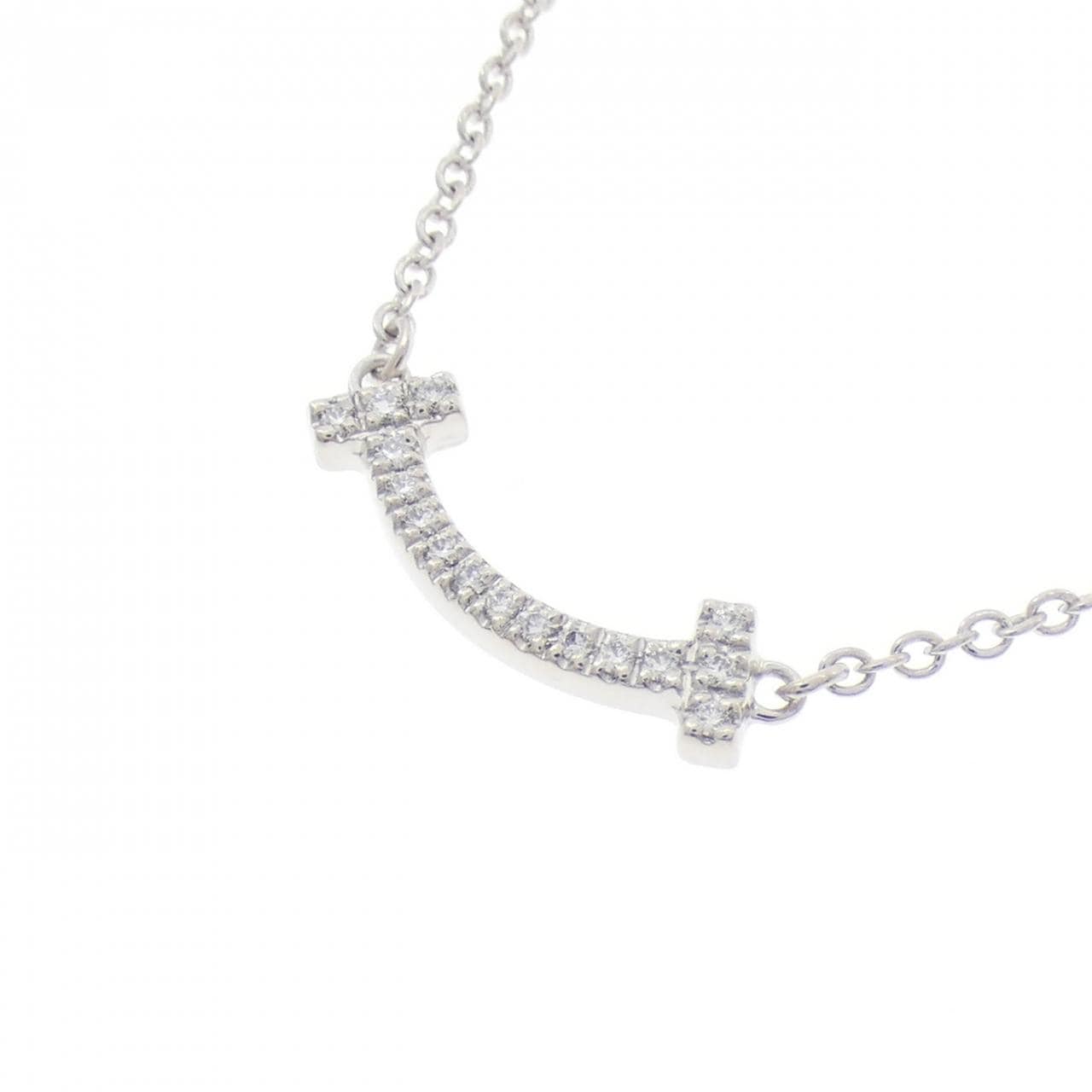 ティファニー Tスマイル ミニ ネックレス