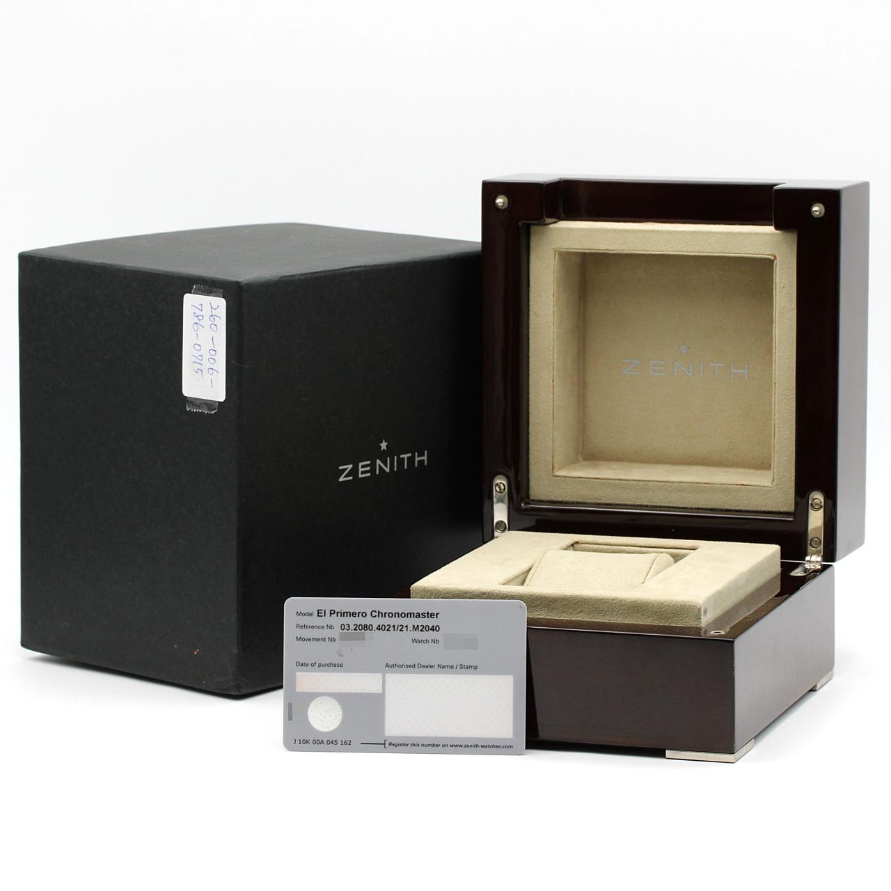 ゼニス エルプリメロクロノマスターオープンパワーリザーブ 03.2080.4021/21.M2040 SS 自動巻