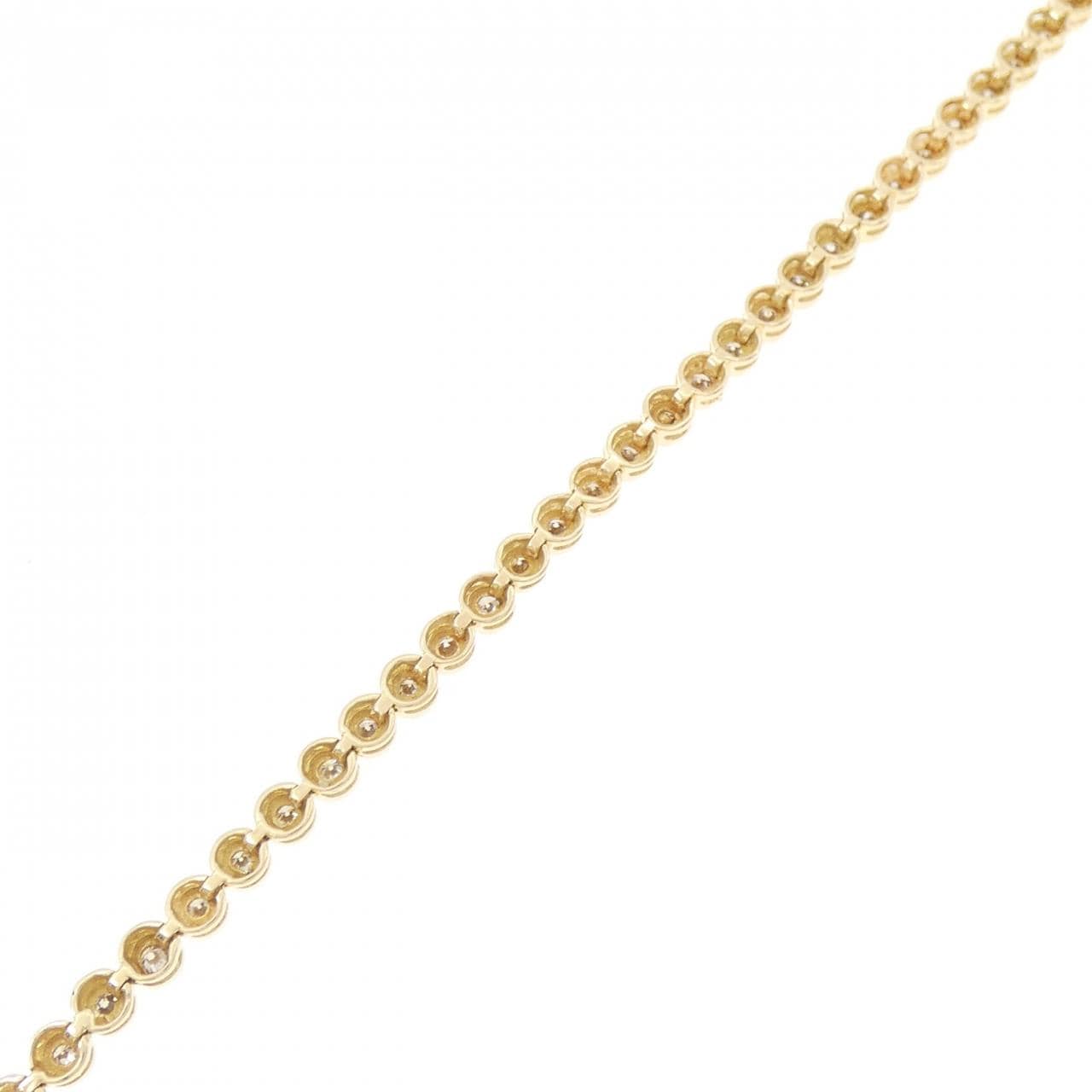 K18YG ダイヤモンド ブレスレット 1.00CT