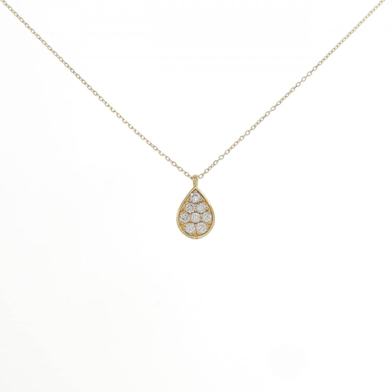 K18YG ダイヤモンド ネックレス 0.15CT