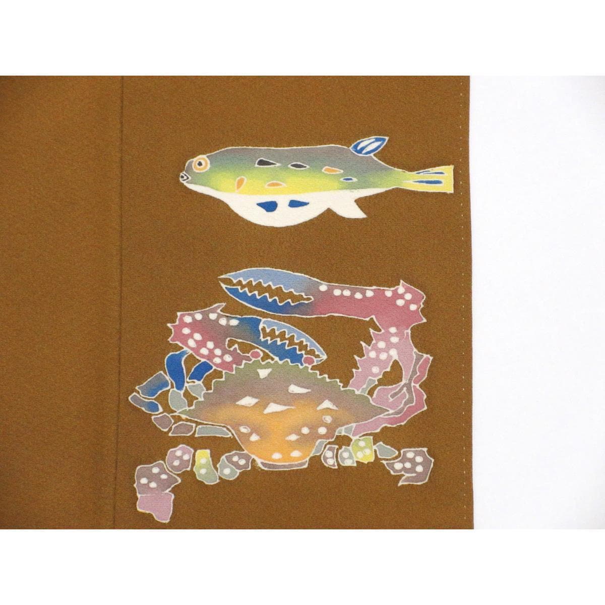 色無地　中村進　身幅Ｌ寸【本加賀友禅】