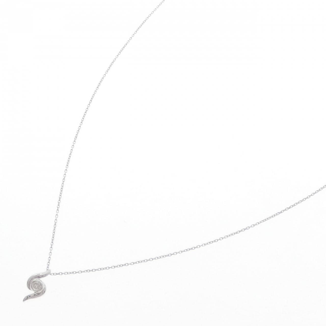 K10WG ダイヤモンド ネックレス 0.05CT