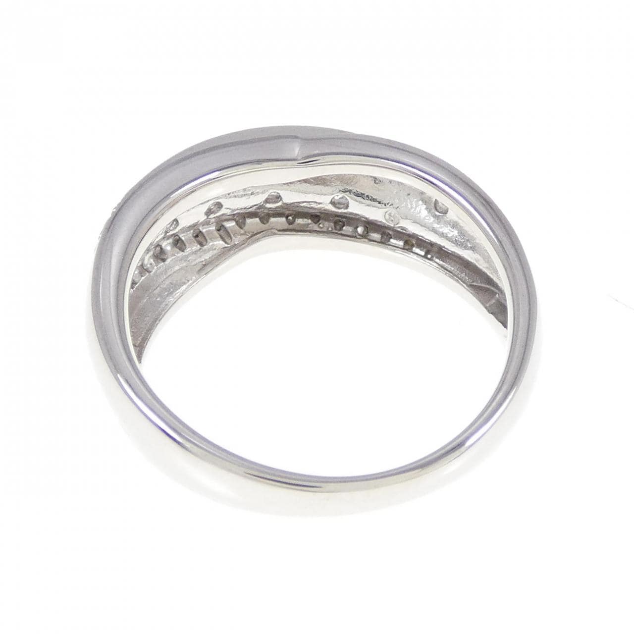K18WG ダイヤモンド リング 0.50CT