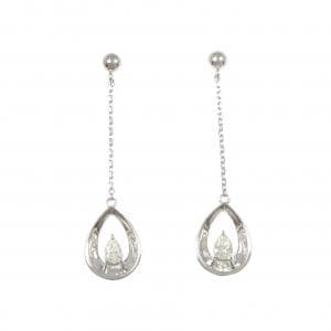 【新品】PT900 ダイヤモンド ピアス 0.12CT