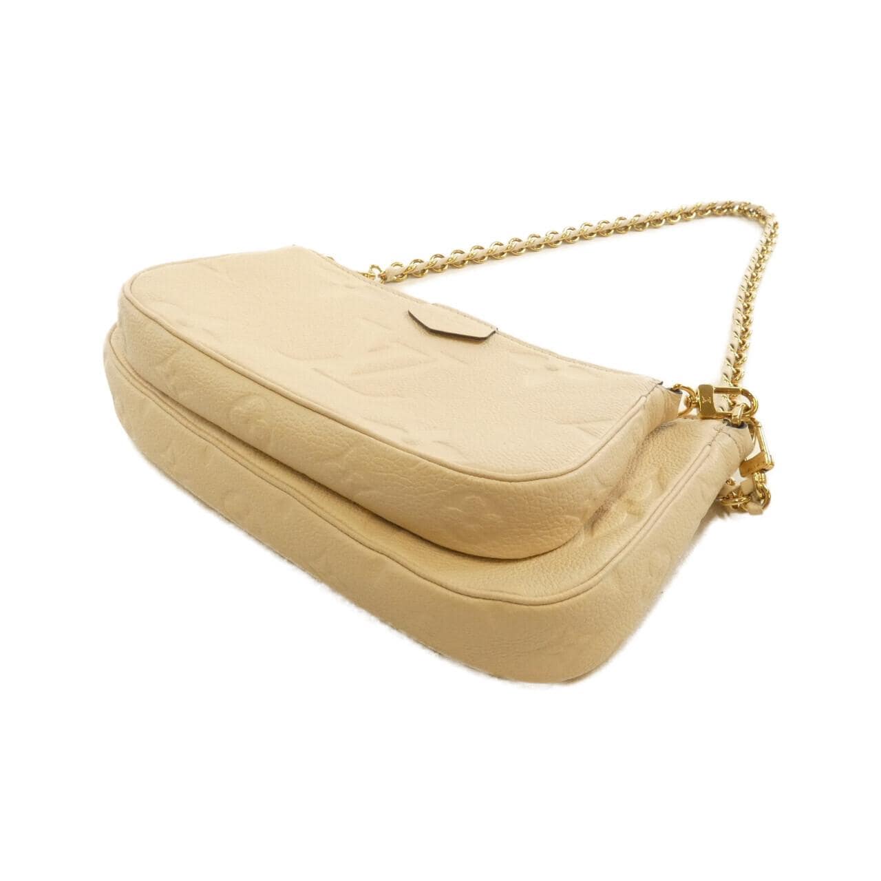 LOUIS VUITTON Monogram Empreinte多功能 Pochette 配件 M46568 单肩包