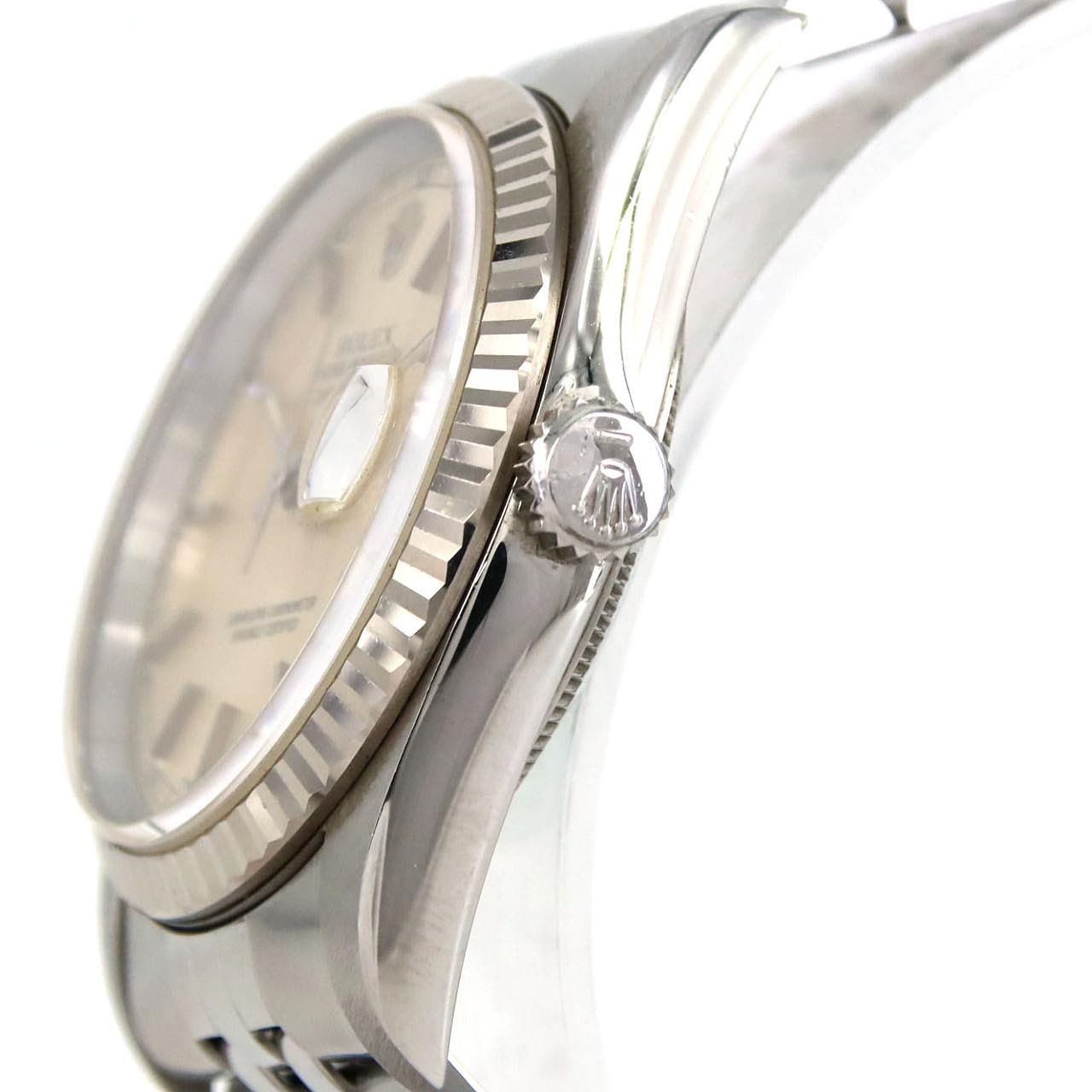 【ノーメンテナンス特価】ロレックス デイトジャスト 16234 SSxWG 自動巻 S番