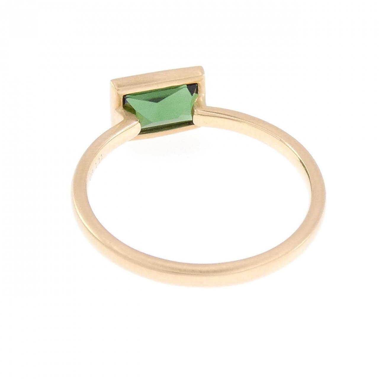 【新品】K18YG トルマリン リング 1.11CT