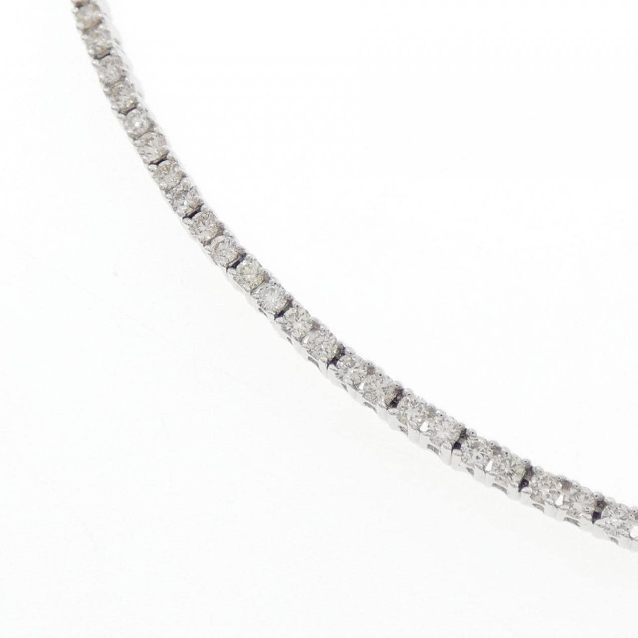 K18WG ダイヤモンド ネックレス 1.95CT