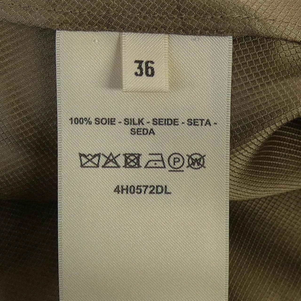 エルメス HERMES EN DESORDRE FINESSE 4H0572DL ツイルレーヌ ワンピース