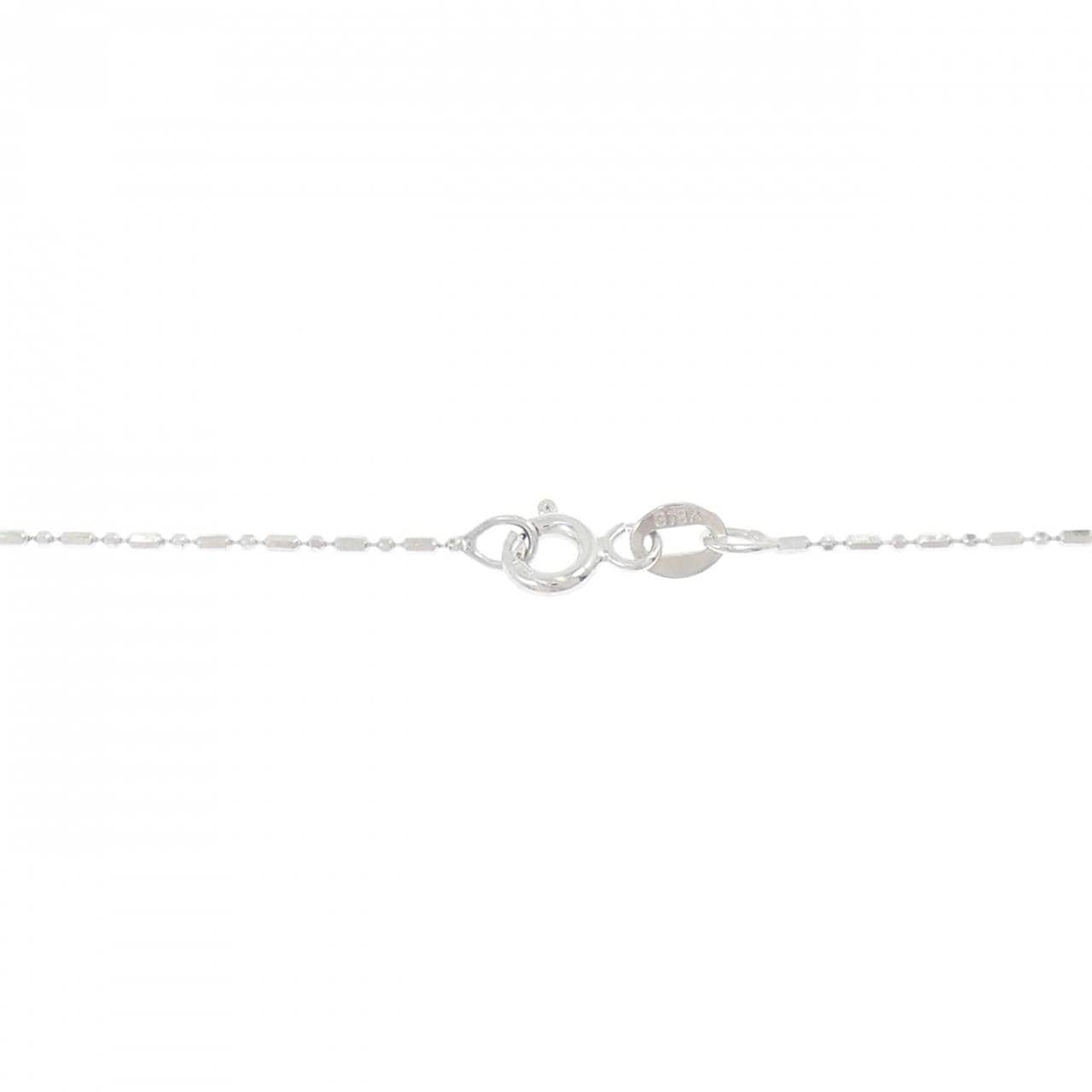 750WG ハート ダイヤモンド ネックレス 0.18CT