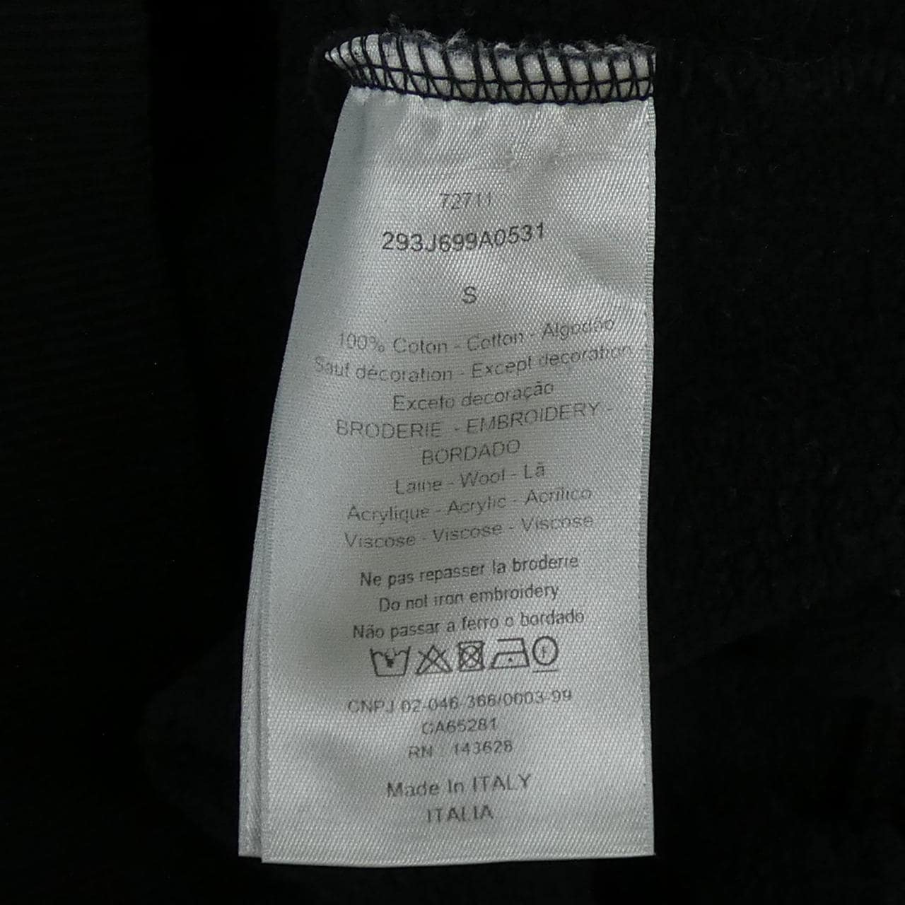 ディオール DIOR 293J699A0531 スウェット