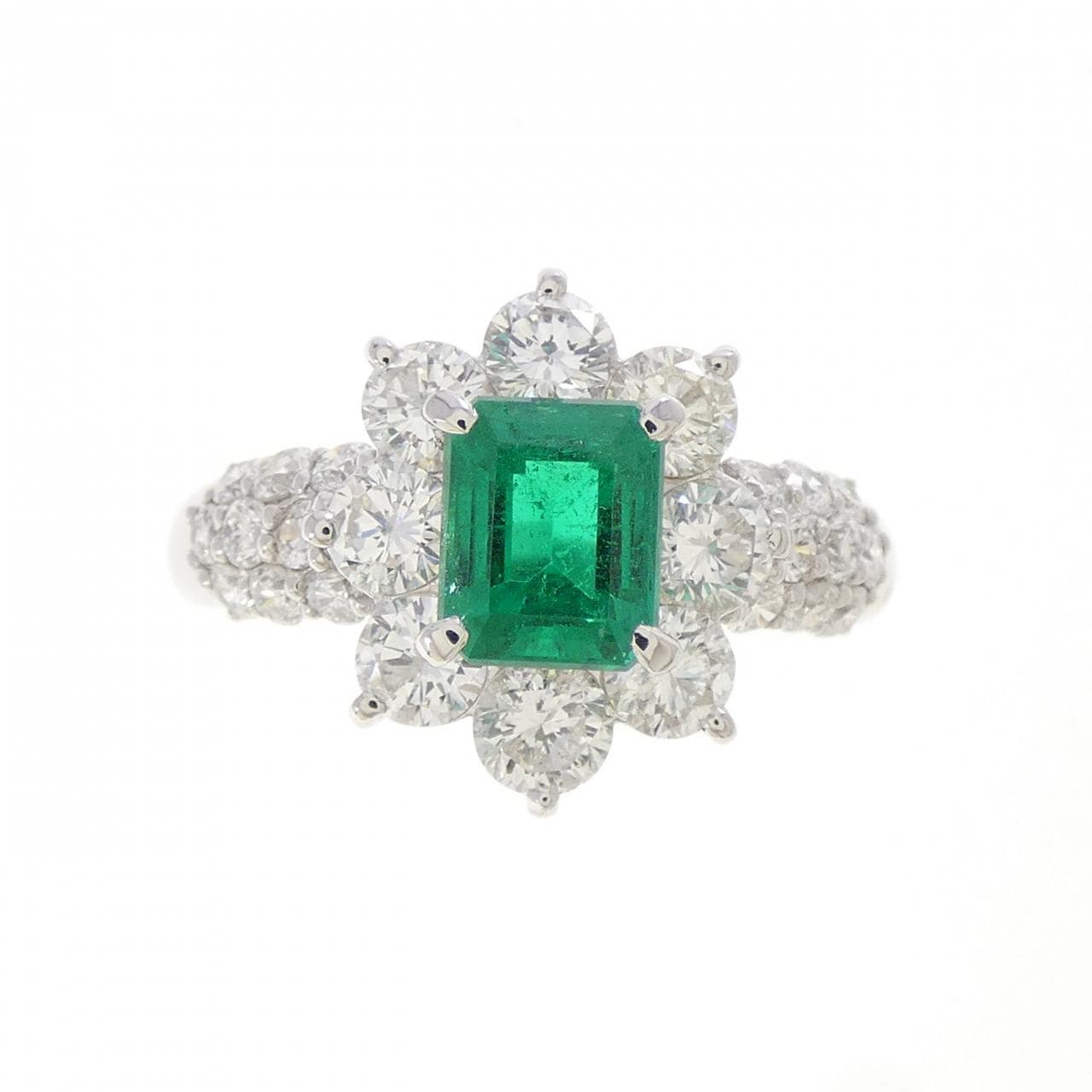 PT900 エメラルド リング 1.03CT コロンビア産