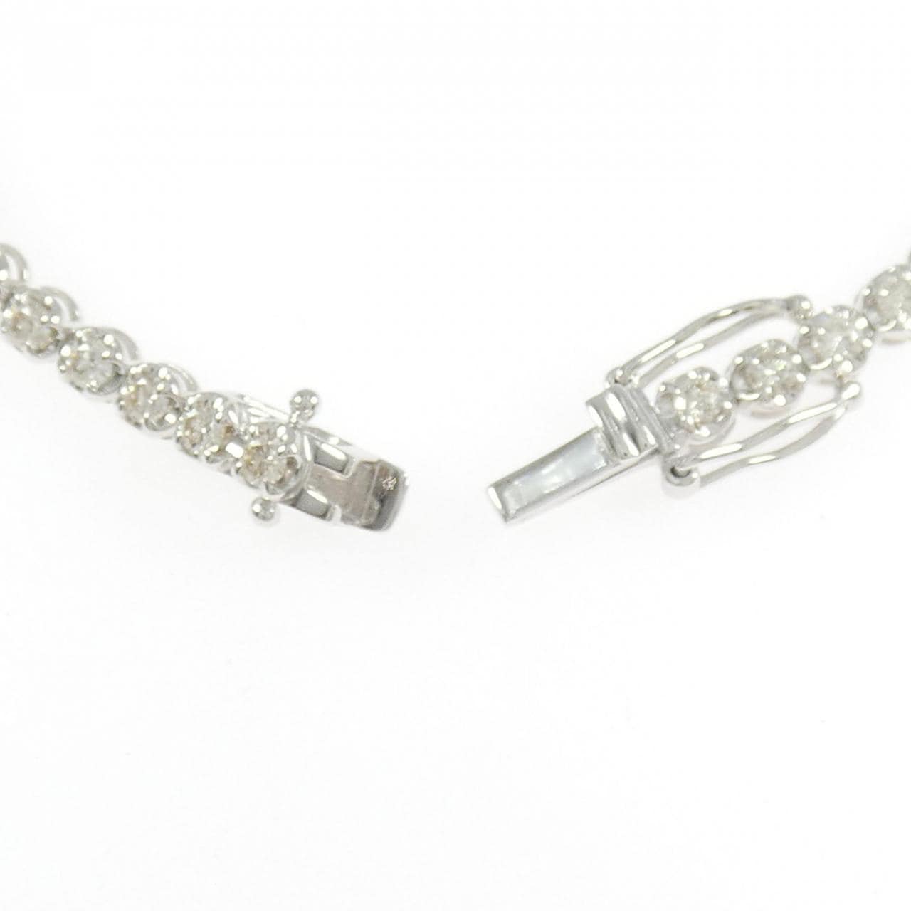 K18WG ダイヤモンド ブレスレット 3.00CT