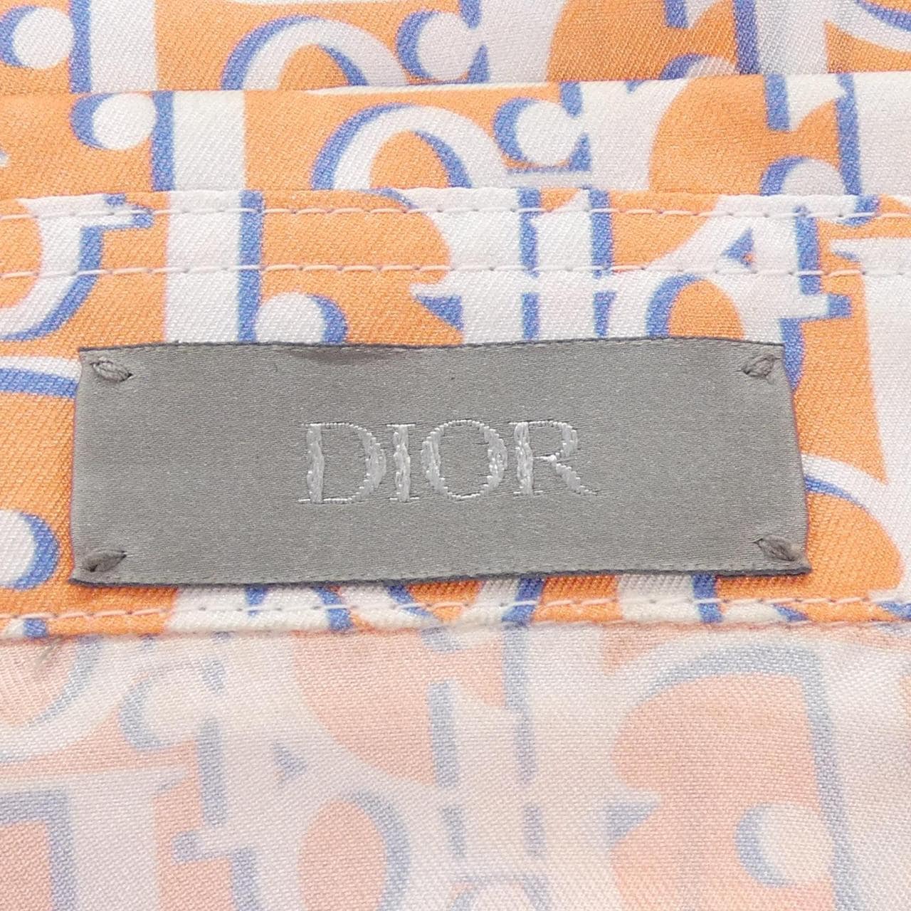 ディオール DIOR ディオールオブリークオーガニックシルクツイル　OBLIQUE 193C545A4751 S／Sシャツ