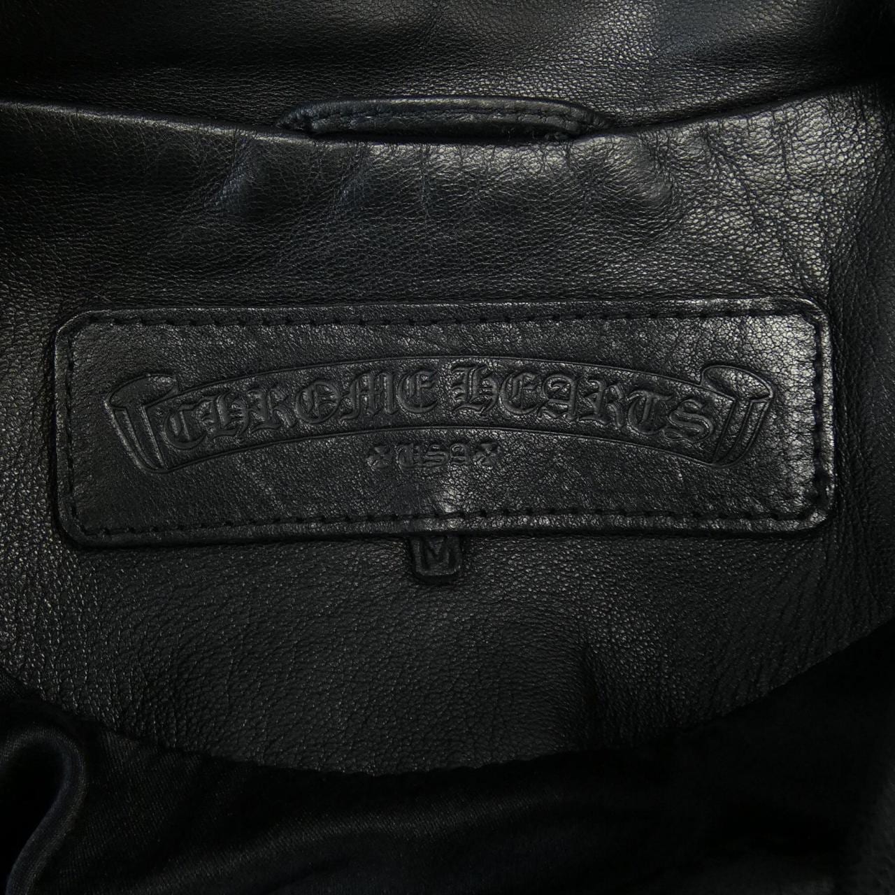 クロムハーツ CHROME HEARTS JJ DEAN レザーライダースジャケット